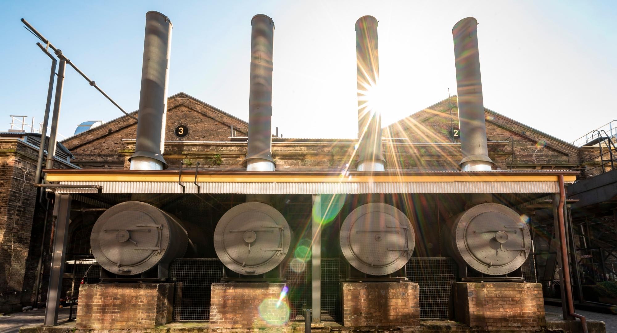 Steam Boilers at Eveleigh Works, South Eveleigh